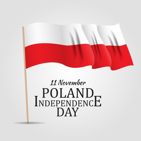 11 november, Poland Independence Day Patriotic Symbolic background Vector illustrationのイラスト素材
