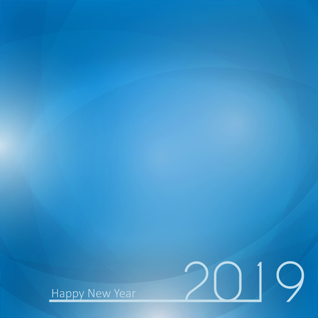 2019 New Year and Merry Christmas Background. Vector Illustration EPS10のイラスト素材