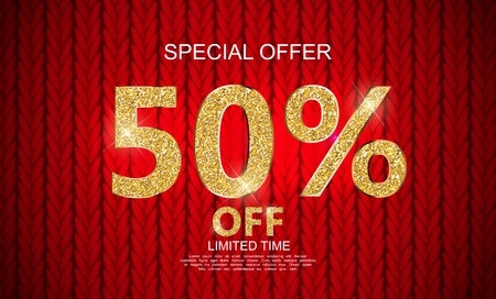 Special offer Sale Background Vector Illustrationのイラスト素材