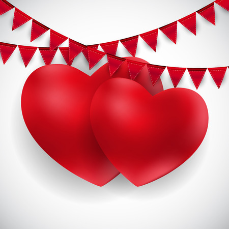 Happy Valentines Day Card. Vector Illustration EPS10のイラスト素材