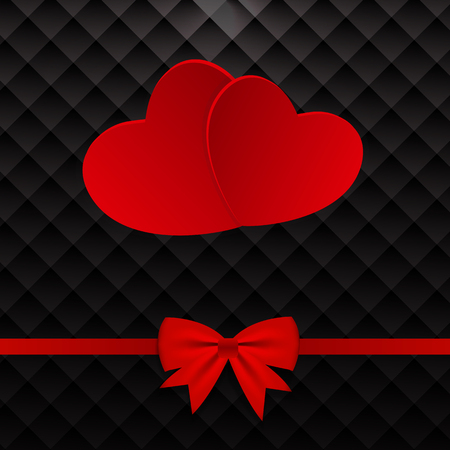 Happy Valentines Day Card. Vector Illustration EPS10のイラスト素材