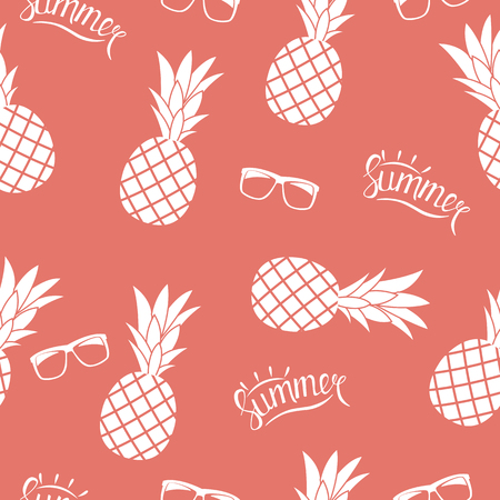 Pineapple Natural Seamless Pattern Background Vector Illustration EPS10
のイラスト素材