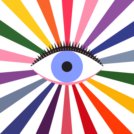 Natural Sunny  Background Vector Illustrationのイラスト素材