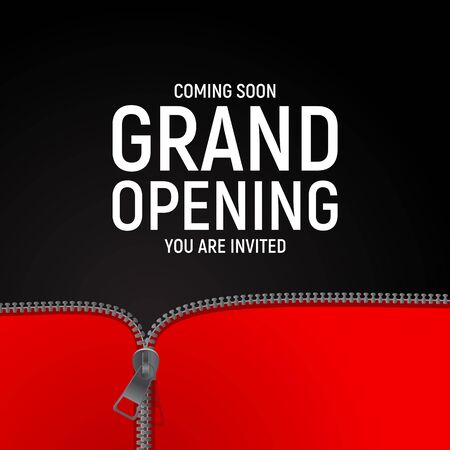 Grand opening concept. Vector Illustration. EPS10のイラスト素材