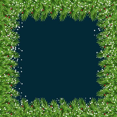 New Year and Merry Christmas Background. Vector Illustration EPS10のイラスト素材