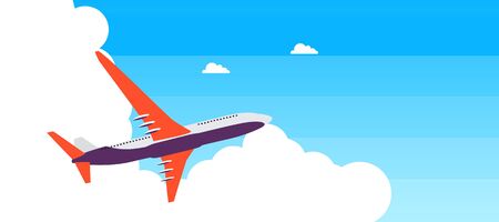 Abstract Airplane Transportation Background. Vector Illustration EPS10のイラスト素材