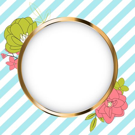 Hand drawn flower natural background. Vector Illustration EPS10のイラスト素材