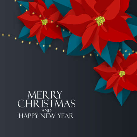 Holiday New Year and Merry Christmas Background. Vector Illustration EPS10のイラスト素材