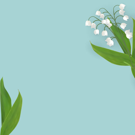 Flower Natural Background for Post. Vector Illustrationのイラスト素材