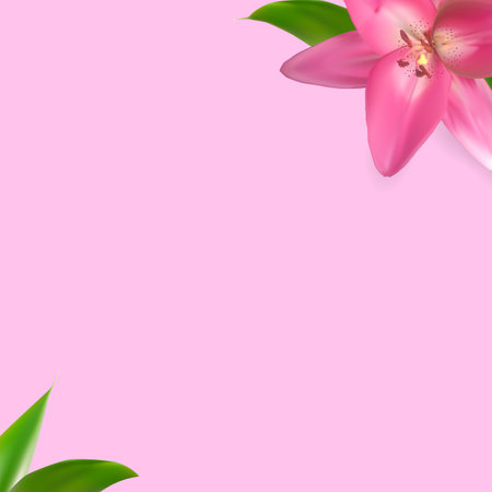 Flower Natural Background for Post. Vector Illustrationのイラスト素材