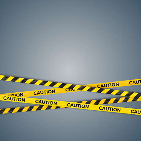Caution Warning lines, Danger signs background EPS10