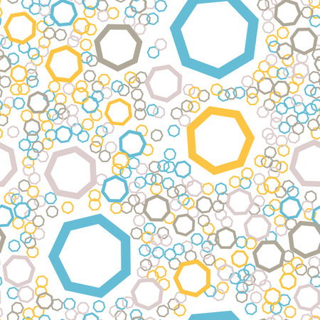 Colorful Abstract Psychedelic Art Background. Seamless pattern. Vector Illustration