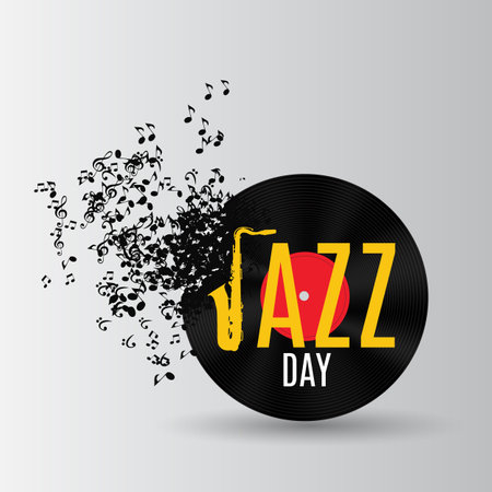 Jazz Day Background.のイラスト素材