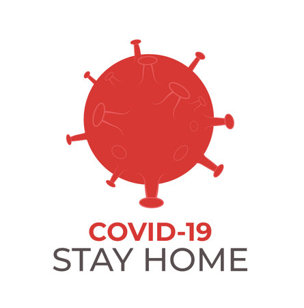 Coronavirus disease COVID-19 infection medical pandemic risk background. Vector Illustrationのイラスト素材