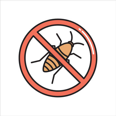 Insecticide, simple gardening icon in trendy line style isolated on white background for web apps...