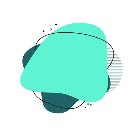 Abstract flowing shapes modern graphic elements. Dynamical colored forms and line. Template design of  banners, flyer, presentation. Vector Illustration EPS10のイラスト素材