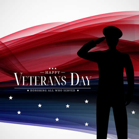 USA Veterans Day Poster. Vector Illustrationのイラスト素材