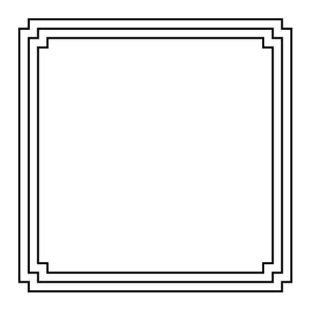 Abstract frame on White background. Vector Illustration. EPS10のイラスト素材