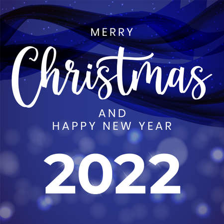 Abstract Christmas and New Year Background. Vector Illustration