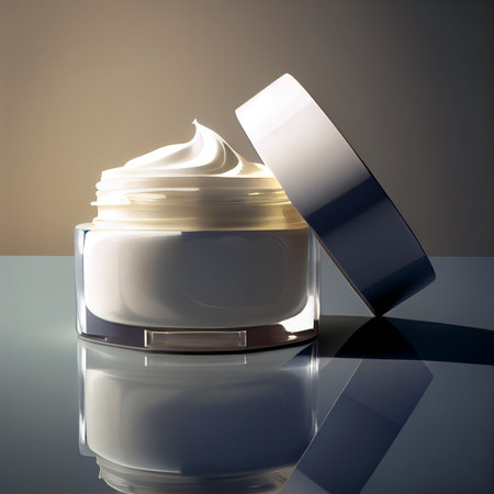 White Cosmetic Cream Collection for Skincare. Illustration AI Generativeの素材
