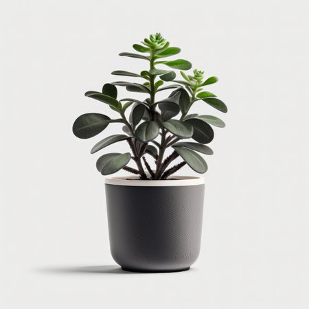 Home Plant in Pot Illustration AI Generativeの素材