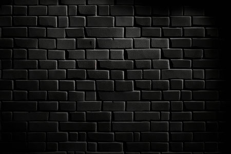 black brick wall background. Illustrations Generative AIの素材