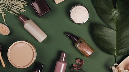 fashion cosmetic set. Illustration Generative AIの素材