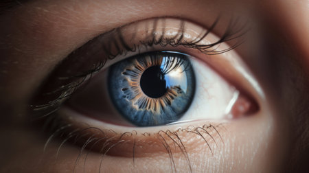 human eye. Illustration Generative AIの素材
