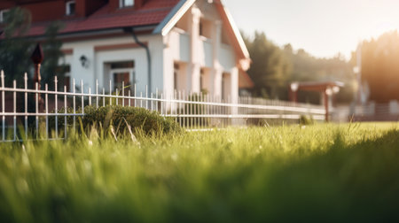 modern house. Illustration Generative AIの素材