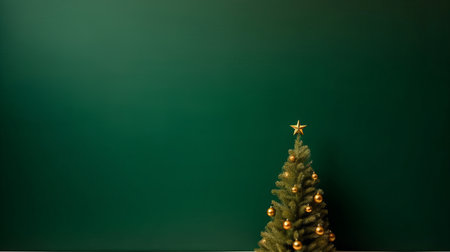 Christmas tree background Illustration Generative AIの素材