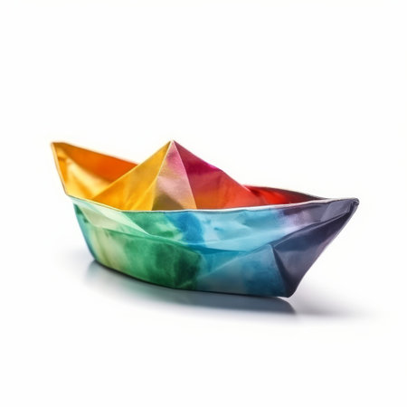 watercolor boat. Illustration AI Generativeの素材