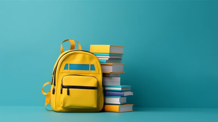 back to school background. Illustration Generative AIの素材