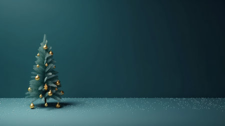 Christmas tree background Illustration Generative AIの素材