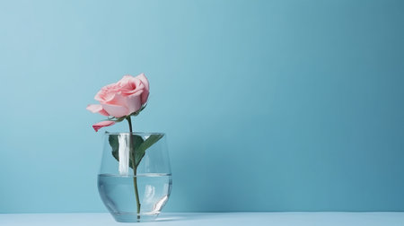 rose flower in vase. Illustration Generative AIの素材