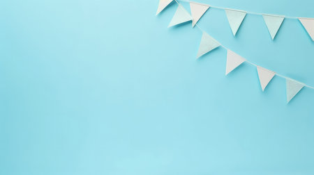 party flag garland. Illustration Generative AIの素材