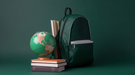 back to school background. Illustration Generative AIの素材