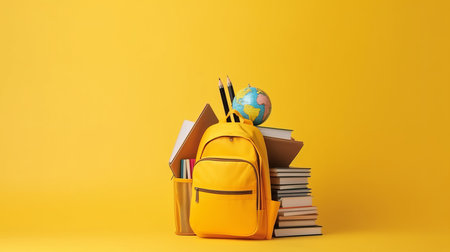 back to school background. Illustration Generative AIの素材