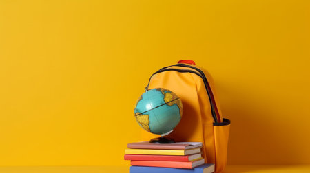 back to school background. Illustration Generative AIの素材