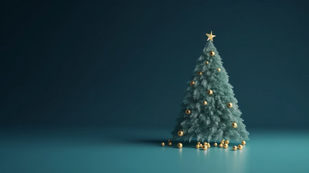 Christmas tree background Illustration Generative AIの素材