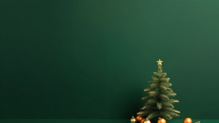 Christmas tree background Illustration Generative AIの素材