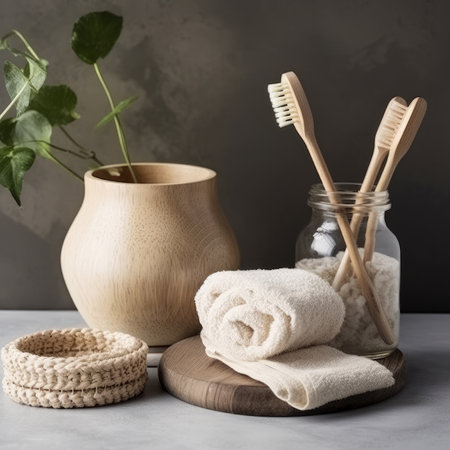 Zero waste concept. Illustration Generative AIの素材