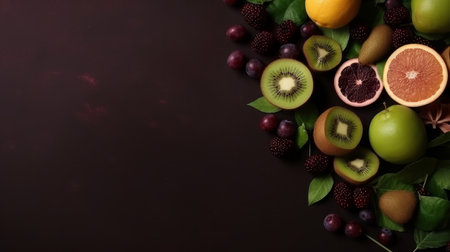 natural fresh smoothie. Illustration Generative AIの素材