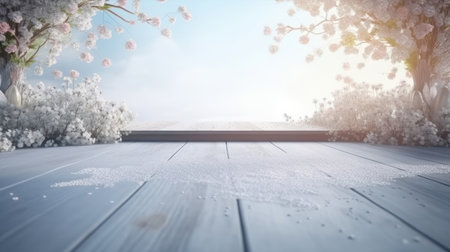 wedding luxury background. Illustration Generative AIの素材