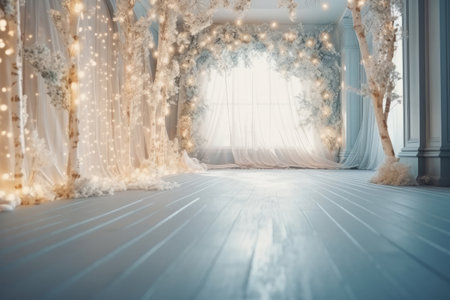 wedding luxury background. Illustration Generative AIの素材