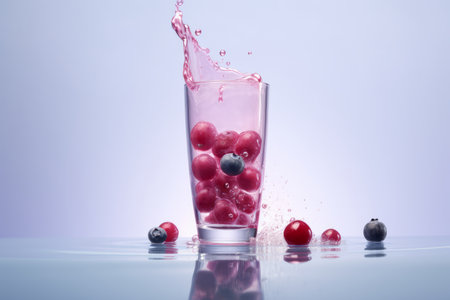 smoothie background. Illustration Generative AIの素材