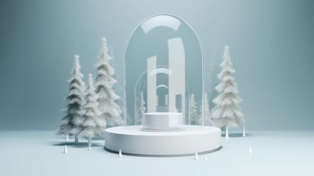 Merry christmas background. Illustration Generative AIの素材