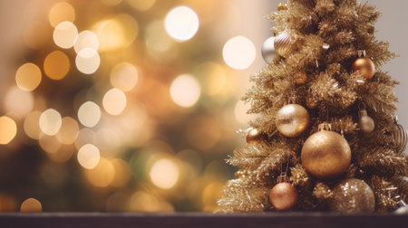 Merry christmas background. Illustration Generative AIの素材