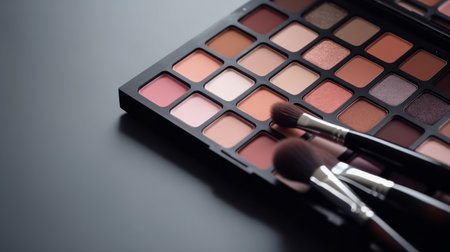 makeup palette. Illustration Generative AIの素材