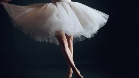 ballerina background. Illustration Generative AIの素材