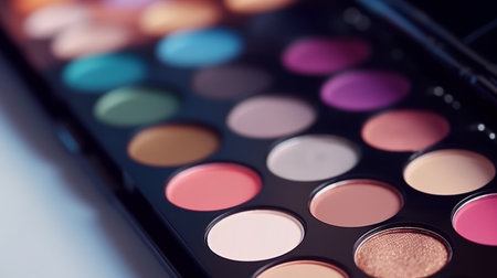 makeup palette. Illustration AI Generativeの素材